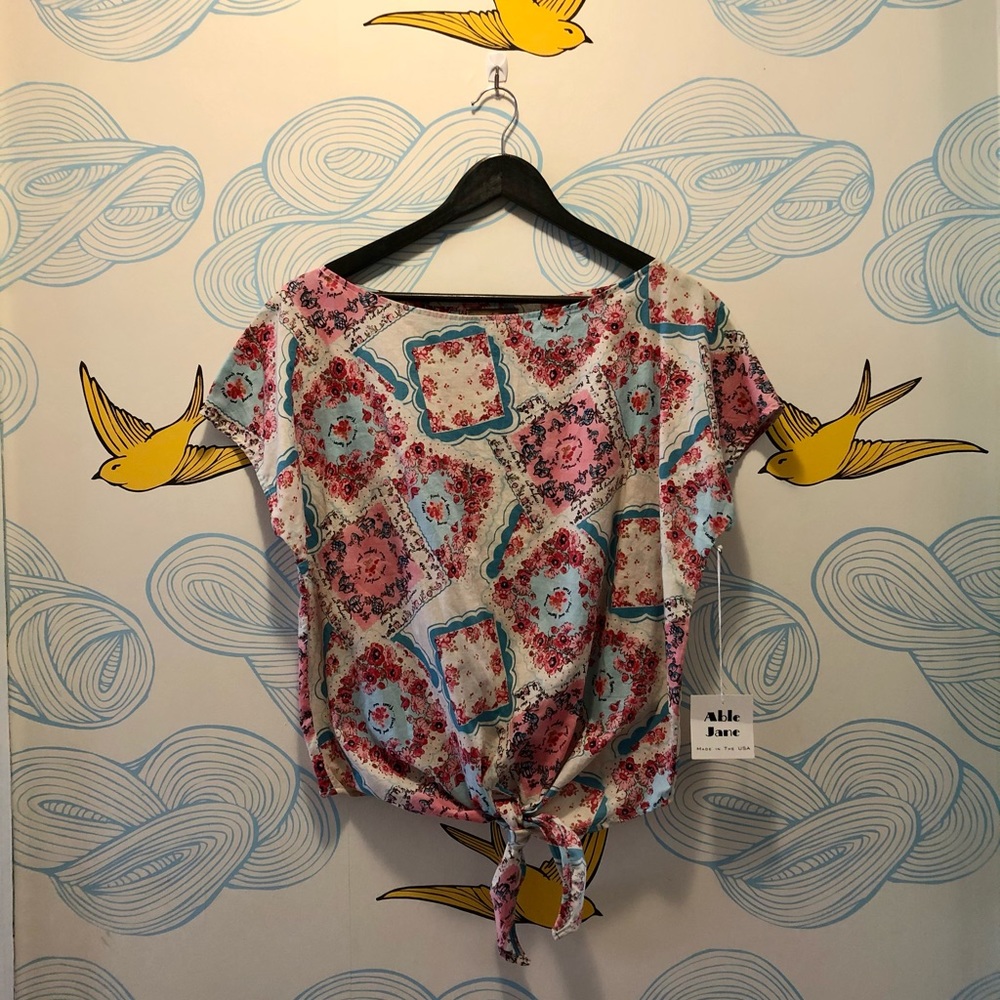 Indie Designer handkerchief top